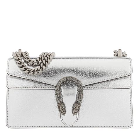 small silver gucci purse